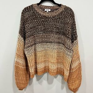 525 Knit Balloon sleeve sweater XL